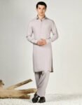 Men's Unstitched Wash n' Wear Suit by Buraq Fabrics - Tea Pink