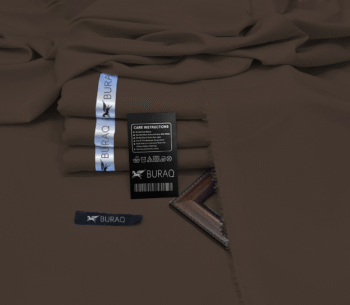 Premium Men's Wash n' Wear Unstitched - Chocolate Brown